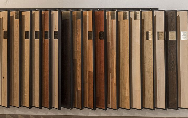 Choice of hardwood planks